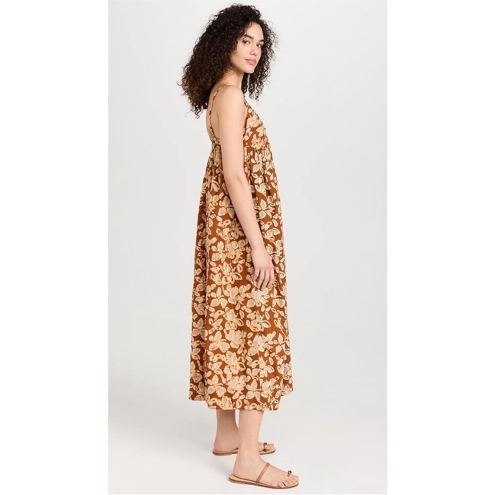 APIECE APART Glicina Maxi Dress Floras Dabu Spice - Picture 4 of 14